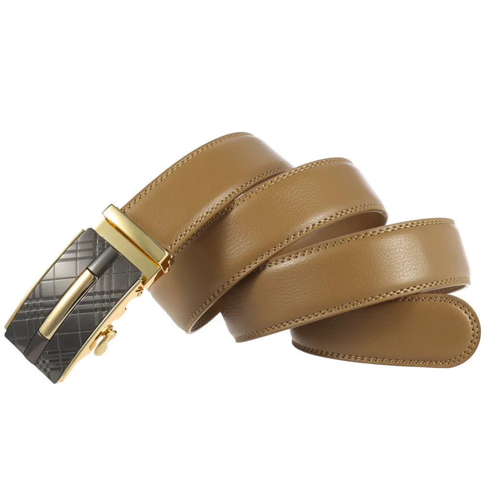 Herren Echtleder Automatik Gürtel – Luxus Designer Herrengürtel