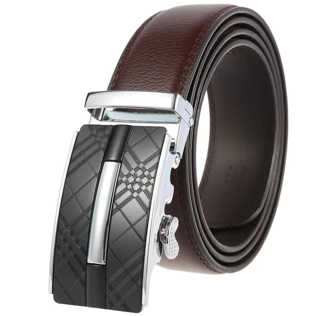 Herren Echtleder Automatik Gürtel – Luxus Designer Herrengürtel