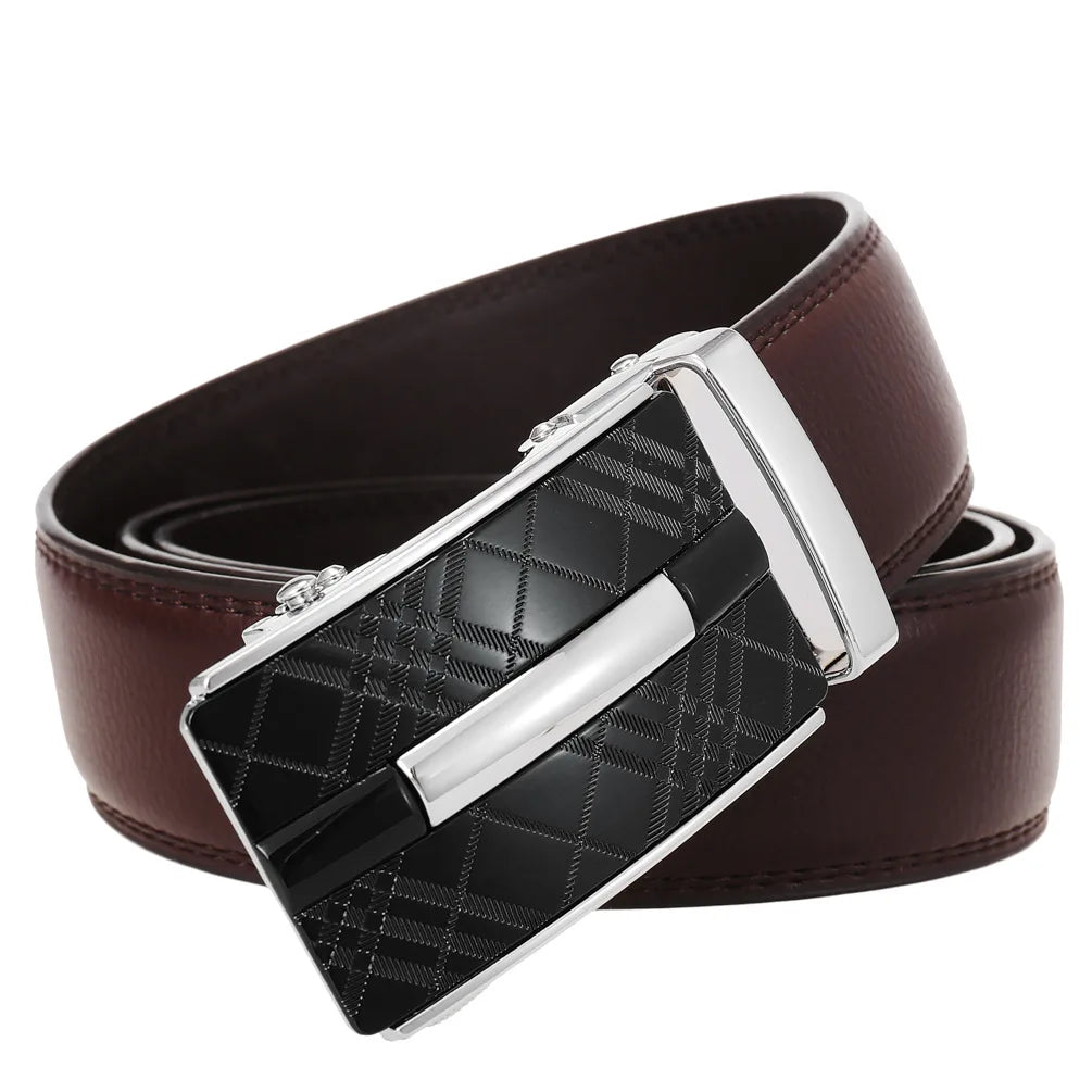 Herren Echtleder Automatik Gürtel – Luxus Designer Herrengürtel