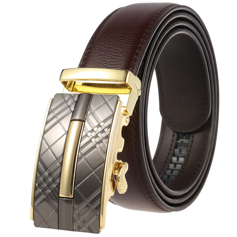 Herren Echtleder Automatik Gürtel – Luxus Designer Herrengürtel
