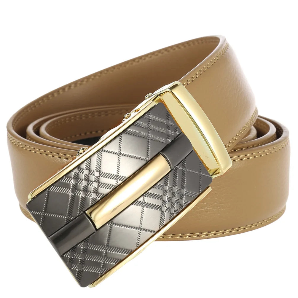 Herren Echtleder Automatik Gürtel – Luxus Designer Herrengürtel