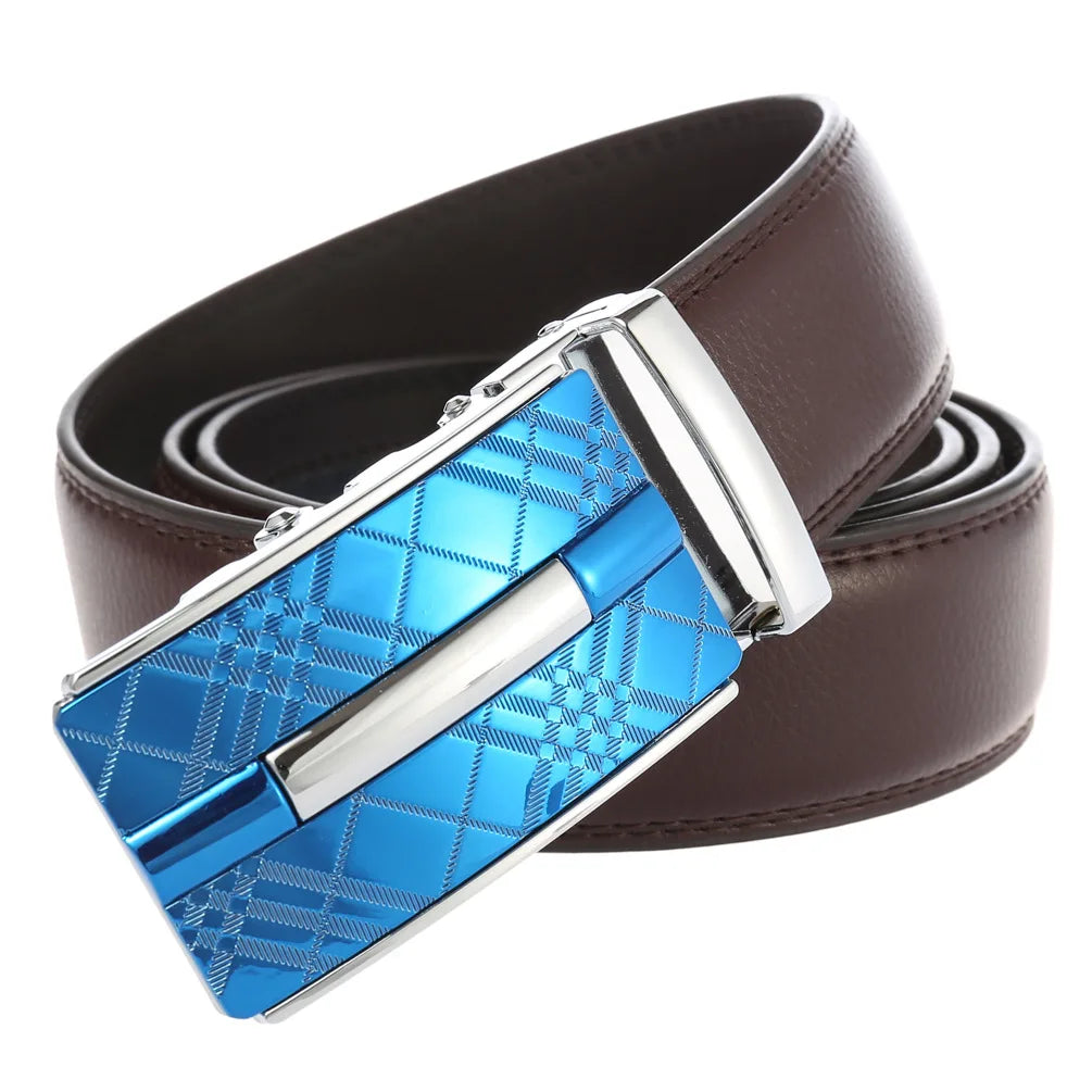 Herren Echtleder Automatik Gürtel – Luxus Designer Herrengürtel