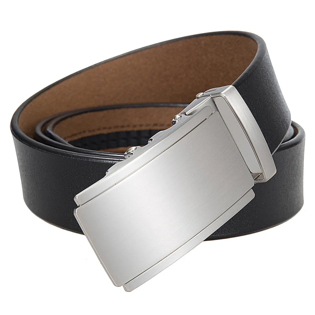 Herren Echtleder Automatik Gürtel – Premium Schwarzer Brauner Herrengürtel